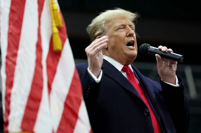 Po odstotku preštetih glasov republikanske Iowe je Trump dobil 58 odstotkov glasov. FOTO: Kevin Dietsch Getty Images via AFP