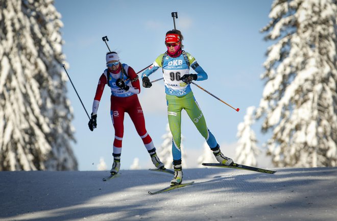 Lena Repinc je v mešani ekipni tekmi osvojila 14. mesto. FOTO: Matej Družnik