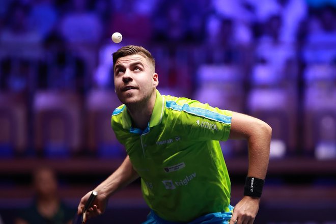 Darko Jorgić napreduje v Švici. FOTO: Remy Gros/ITTF