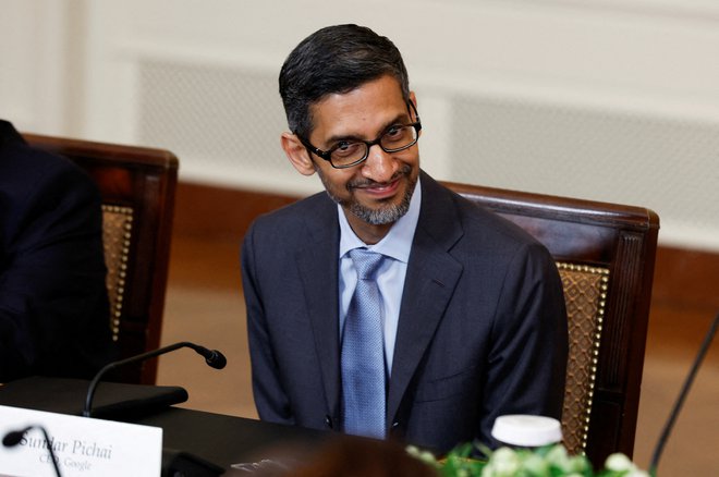 Sundar Pichai je v preteklosti vodil tudi ključne Googlove projekte.

FOTO: Evelyn Hockstein/Reuters