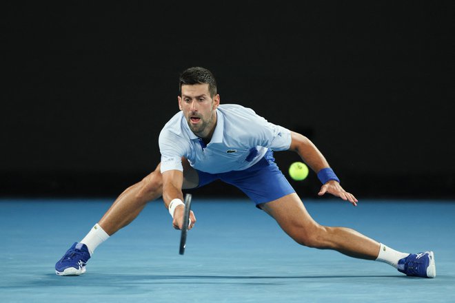 Novak Đoković igra v Melbournu iz dneva v dan bolj prepričljivo.- FOTO: Martin Keep/AFP