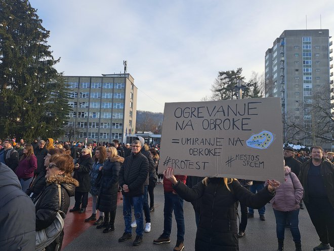 Titov trg je bil poln. FOTO: Špela Kuralt 