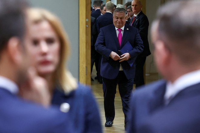 Drugi evropski voditelji izgubljajo potrpljenje z Orbánovim izsiljevanjem. FOTO: Yves Herman/Reuters