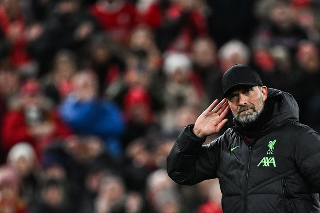 Jürgen Klopp je bil navdušen nad predstavo Liverpoola. FOTO: Paul Ellis/AFP