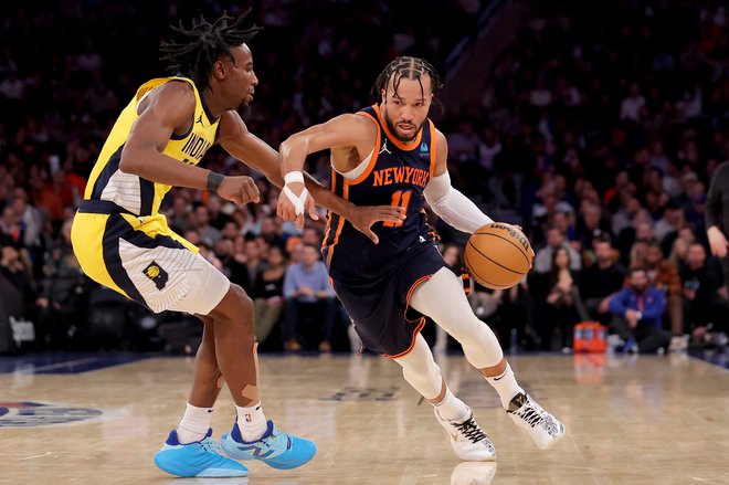 Jalen Brunson je polnil koš Indiane. FOTO: Brad Penner/Usa Today Sports Via Reuters Con