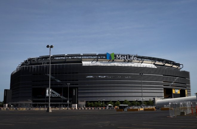 Stadion MetLife Stadium v East Rutherfordu v New Jerseyju bo gostil veliki finale svetovnega prvenstva v nogometu leta 2026. FOTO: Mike Segar/Reuters