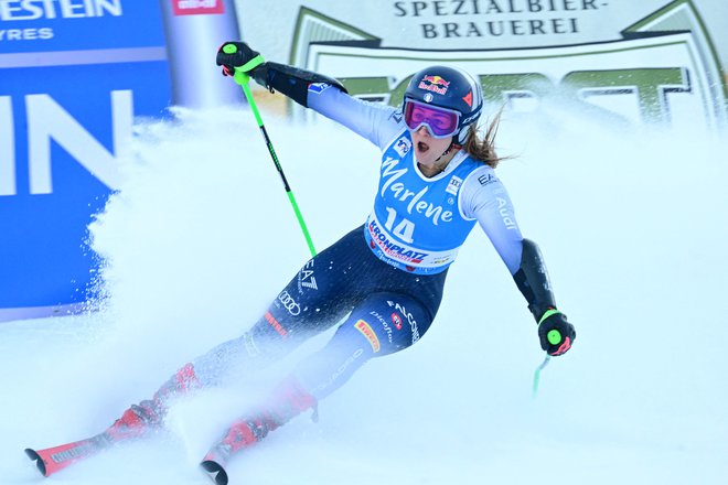 Sofia Goggia to zimo ne bo več smučala. FOTO: Tiziana Fabi/AFP