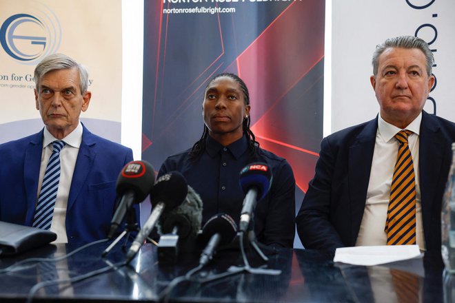 Caster Semenya in njeni pravni zastopniki bijejo pravno bitko s švicarskim sodiščem na Evropskem sodišču za človekove pravice.  FOTO: Phill Magakoe/AFP