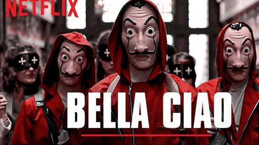 Pesem Bella Ciao je vnovič postala popularna v odmevni Netflixovi seriji La casa de papel oziroma Money Heist, v katerem jo prepevata glavna igralca. FOTO: NETFLIX