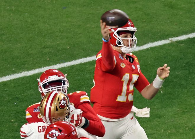 Patrick Mahomes je Kansas City pripeljal do novega naslova. FOTO: Mike Blake/Reuters