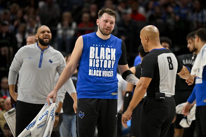 Luka Dončić in soigralci igrajo v vse boljšem ritmu. FOTO: Jerome Miron/Usa Today Sports