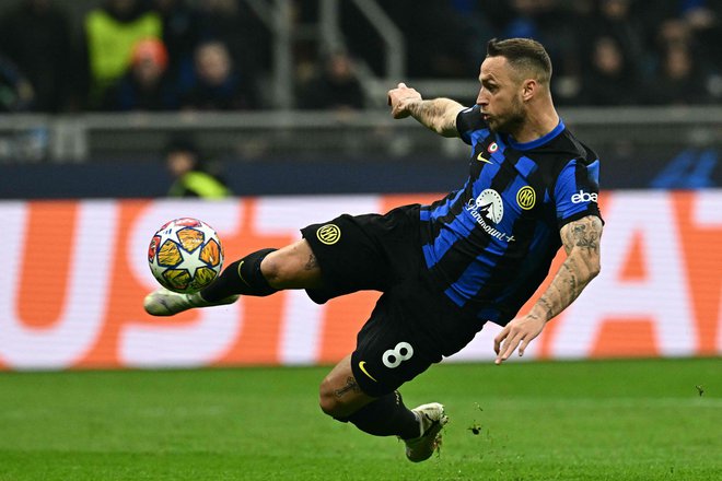 Avstrijski as srbskih korenin je zabil edini gol našemu reprezentančnemu vratarju. FOTO: Gabriel Bouys/AFP