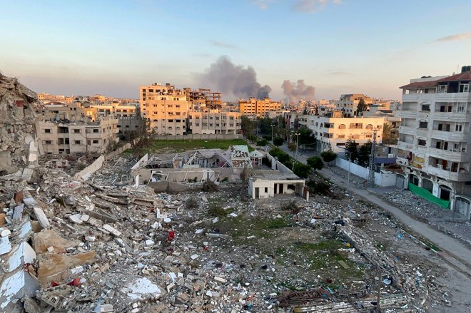 Uničenje v Gazi FOTO: AFP