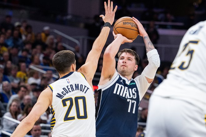 »Je eden od glavnih kandidatov za naziv MVP,« je najboljšega strelca lige NBA in nekdanjega varovanca Luko Dončića pohvalil trener Indiane Rick Carlisle. FOTO: Trevor Ruszkowski/Usa Today Sports Via Reuters Con