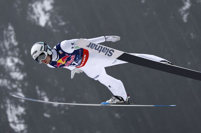 Lovro Kos je bil najboljši Slovenec v lahtijskih kvalifikacijah. FOTO: Erwin Scheriau/AFP