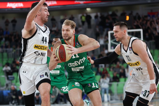 Jaka Blažič je novembra nasul Partizanu 29 točk. FOTO: ABA