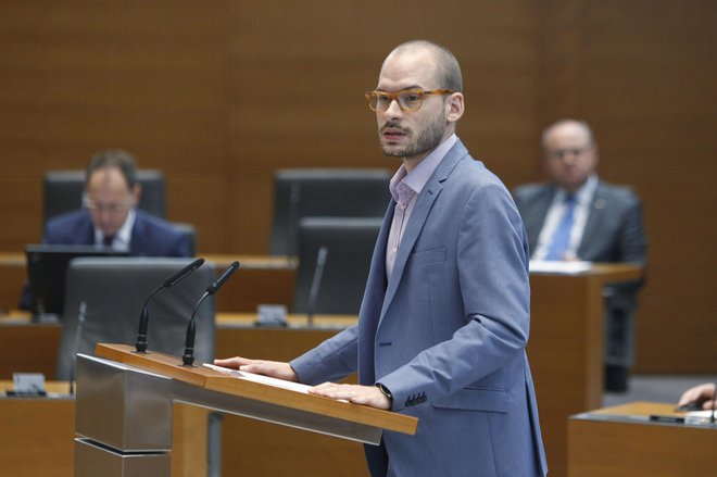 »Gre za majhen korak naprej, majhen simbolni korak k zavezam, ki jih je ta država z osamosvojitvijo z vsemi plebiscitarnimi dokumenti dala tudi kot obljubo vsem tistim, ki so takrat živeli na tem območju,« je pojasnil Matej Tašner Vatovec. FOTO: Leon Vidic/Delo 