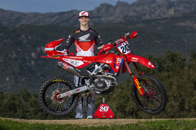 Tim Gajser je navdušen nad novim motorjem Foto Honda Racing