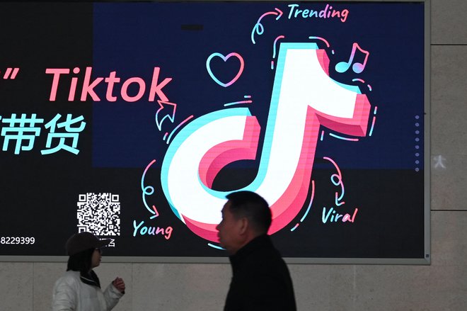 Tiktok je predvsem žrtev ameriške predvolilne kampanje. FOTO: AFP