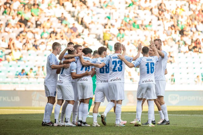 Nogometaši Celja so se veselil pomembne zmage v Kopru. FOTO: Sandi Fišer/Mediaspeed
