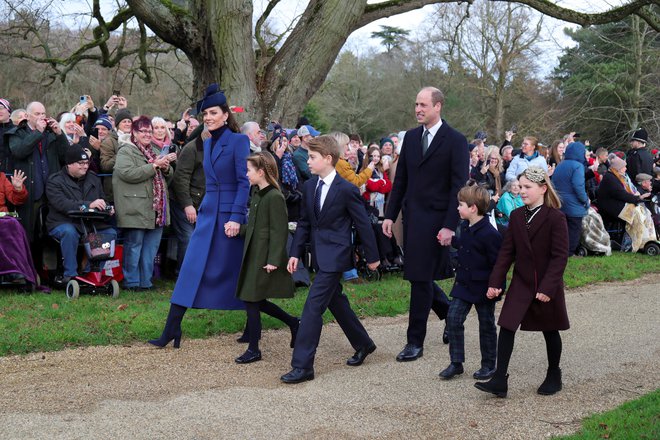 Princesa je bila zadnjič v javnosti na božični dan, ko se je udeležila maše v Sandringhamu. Foto Chris Radburn/Reuters