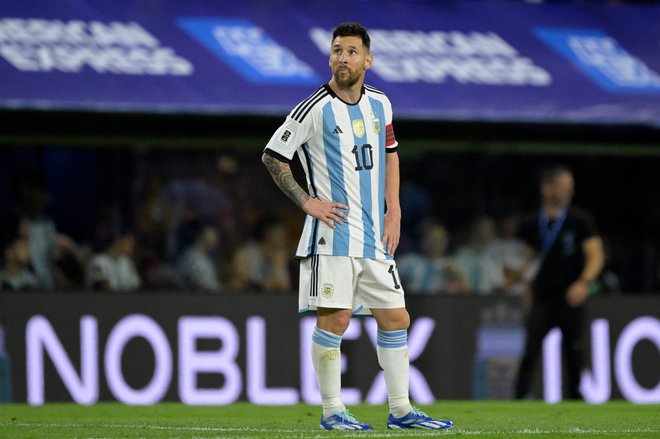 Lionel Messi še ne bo tako hitro ponovno oblekel dres argentinske reprezentance. FOTO: Juan Mabromata/AFP