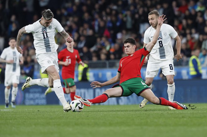 Slovenski nogometaši so ugnali Portugalce in presenetili marsikoga v tujini. FOTO: Leon Vidic/Delo