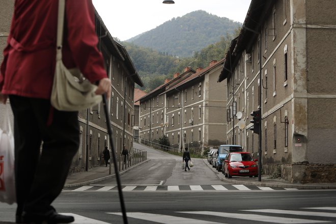 Rudarsko naselje Njiva v Trbovljah. FOTO: Leon Vidic