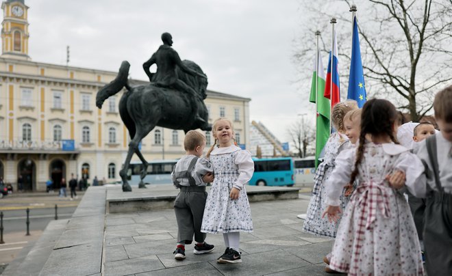 Obeležitev rojstnega dne pesnika in generala Rudolfa Maistra ni prinesla večjega ponosa in narodne zavesti. FOTO: Blaž Samec