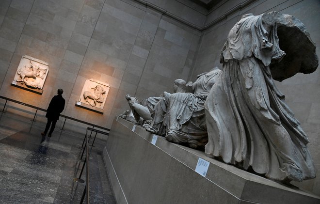 Novi direktor Britanskega muzeja Nicholas Cullinan se bo moral spoprijeti tudi z vprašanjem vračanja ukradenih partenonskih umetnin, ki jih Grčija zahteva že desetletja. FOTO: Toby Melville/Reuters