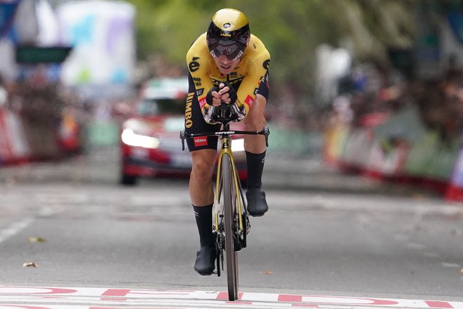 Jonas Vingegaard jo je slabo odnesel. FOTO: Cesar Manso/AFP