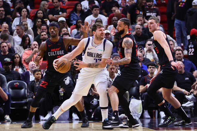 Luka Dončić je Dallas vodil do 50. zmage v sezoni. FOTO: Sam Navarro/USA Today Sports via Reuters Con