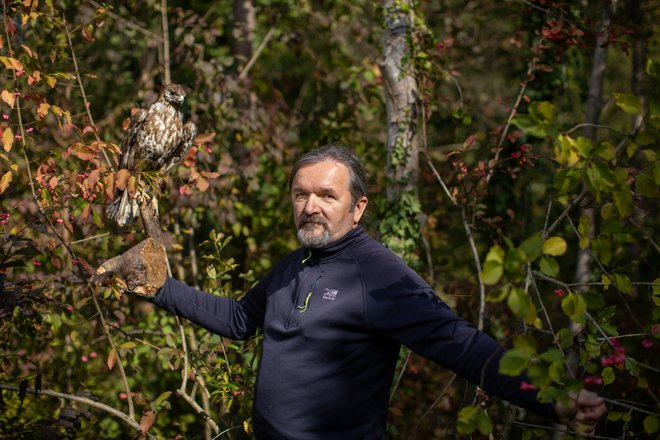 Dušan Klenovšek, biolog iz naravnega parka Kozjansko. FOTO: Voranc Vogel