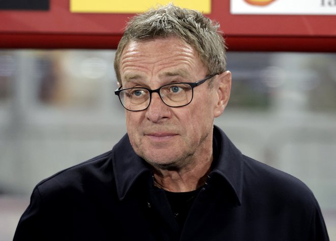 Ralf Rangnick je trenutno selektor avstrijske reprezentance in se pripravlja na prihajajoči euro. FOTO: Leonhard Foeger/Reuters