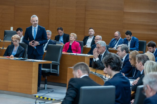 Poslanski skupini SD in NSi sta znova vložili dopolnili, s katerima predlagata, naj se referendumi izvedejo 24. novembra, in ne skupaj z evropskimi volitvami 9. junija. FOTO: Črt Piksi/Delo