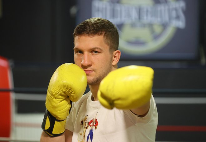 Nejc Petrič je zamudil veliko priložnost na evropskem prvenstvu v boksu v Beogradu za prvo slovensko kolajno. FOTO: Dejan Javornik