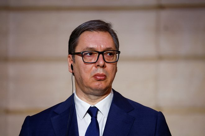 Srbskemu predsedniku Vučiću v zadnjem času res ni lahko, v OZN se Srbiji vrstijo klofuta za klofuto. FOTO: Sarah Meyssonnier/Reuters