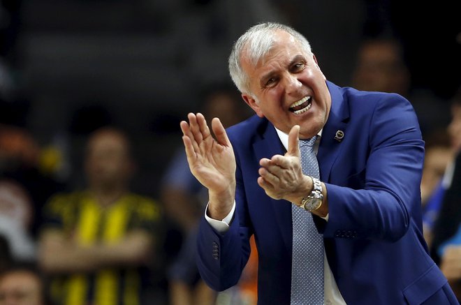Željko Obradović sodi med najboljše evropske košarkarske trenerje zadnjih desetletij. FOTO: Sergio Perez/Reuters