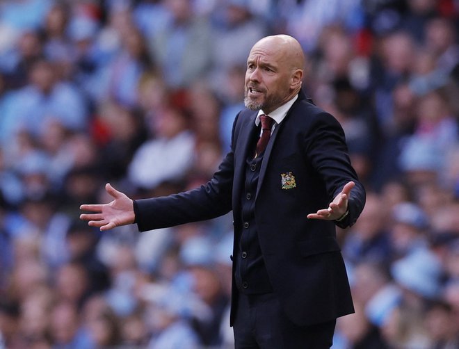 Erik ten Hag ne najde poti iz krize. FOTO: Andrew Couldridge/Reuters