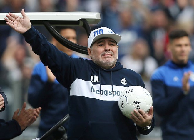 Diego Maradona je bil eden od najboljših nogometašev v zgodovini. FOTO: Agustin Marcarian/Reuters