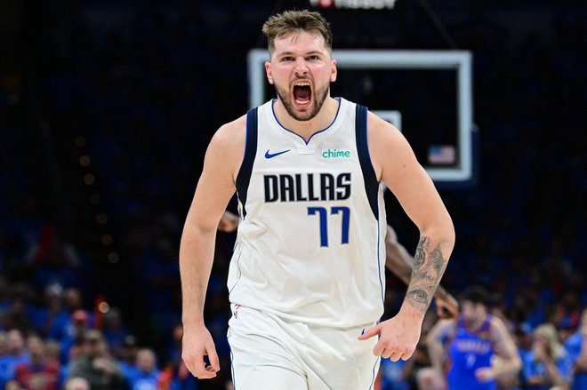 Dončić je pokazal pravi obraz, ko ga je Dallas zelo potreboval. FOTO: Joshua Gateley/AFP