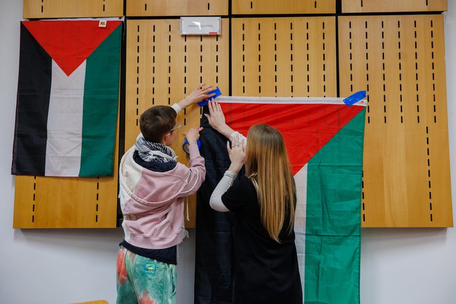 Katalizator priznanja Palestine v Sloveniji je stranka Levica, ki je prvič že novembra leta 2014 podala predlog za takojšnje priznanje Palestine. FOTO: Črt Piksi