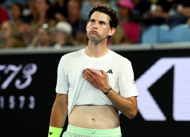 Dominic Thiem bo teniški lopar postavil v kot. FOTO: Eloisa Lopez/Reuters