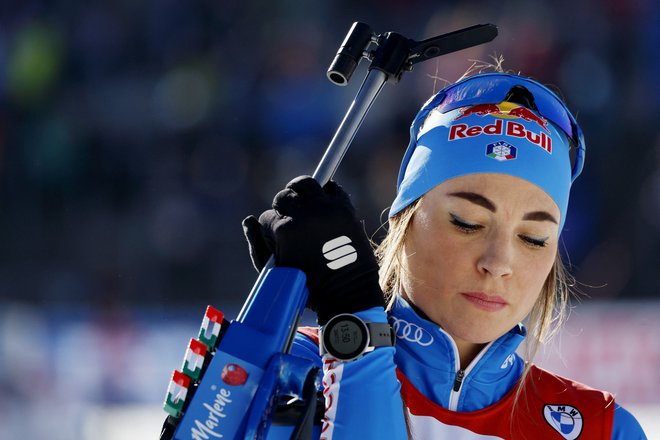 Dorothea Wierer bo vztrajala do olimpijskih iger v Milanu in Cortini d'Ampezzo 2026. FOTO: Lisa Leutner/Reuters