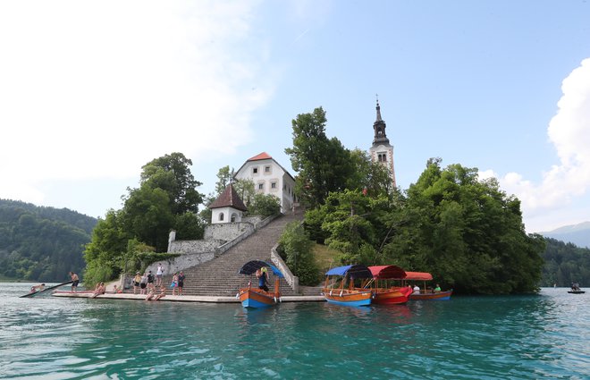 Na Bledu med 14. in 16. majem poteka Slovenska turistična borza. FOTO: Dejan Javornik