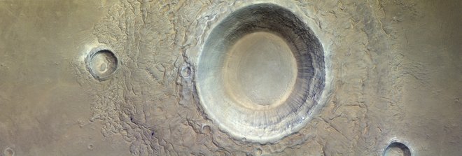 Krater na Marsu FOTO: Esa/TGO/Cassis

 