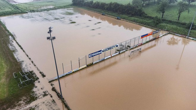 Poplave v Belgiji FOTO: Bruno Fahy/AFP