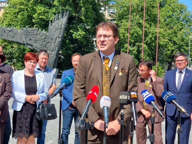 Boštjan Noč, predsednik Čebelarske zveze Slovenije in Evropske čebelarske zveze. FOTO: Maja Prijatelj Videmšek