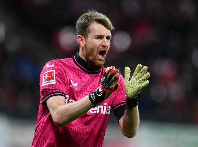 Vratar ekipe Bayer Leverkusen Lukas Hradecky. Foto Annegret Hilse/Reuters