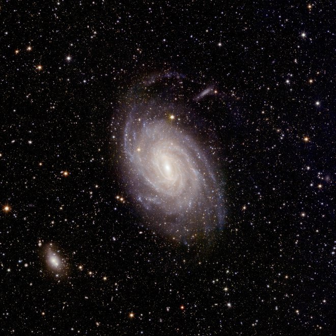 V takšnih galaksijah, kot je spiralna galaksija NGC 6744, nastaja večina zvezd v lokalnem vesolju. FOTO: Esa/Euclid/Nasa 

 